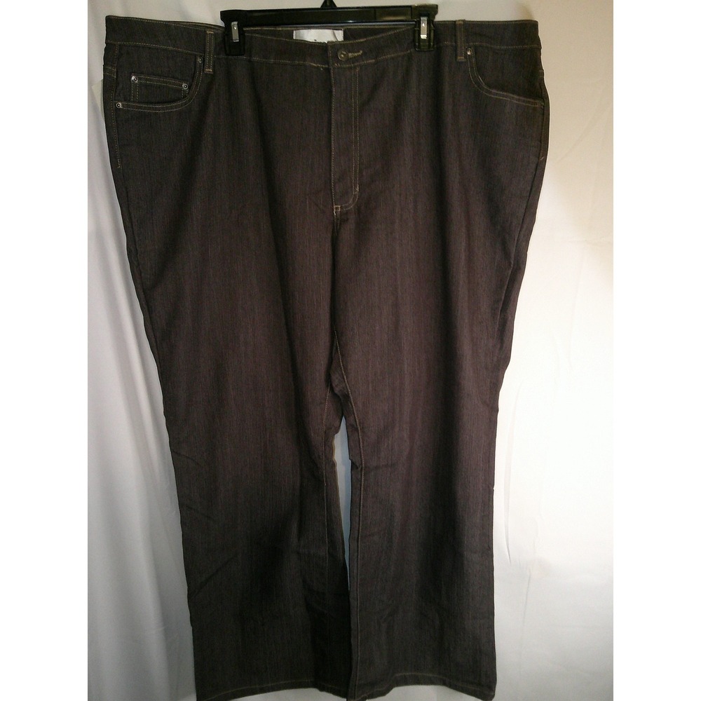 Denim 24/7 Dark Wash Bootcut Jeans Plus Size Stretch Denim 28WP NWT